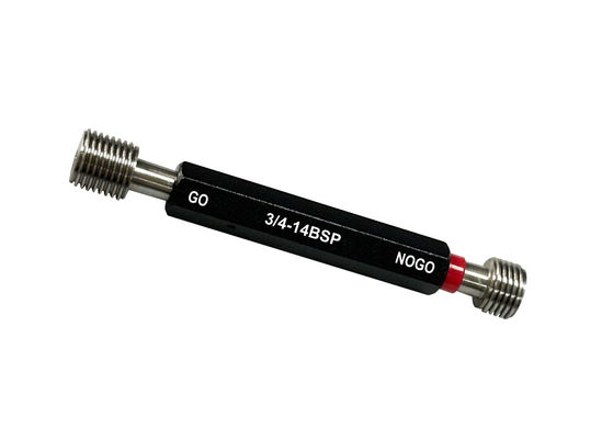 Precision Thread Plug Gauge G (BSP) 3/4-14 Go and NoGo