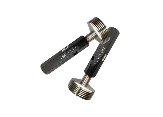 1" 1-4-11.5 NPT Tapered Pipe Thread Plug Gauge Go and Nogo Set with Internal First Grade Thread Machining Center