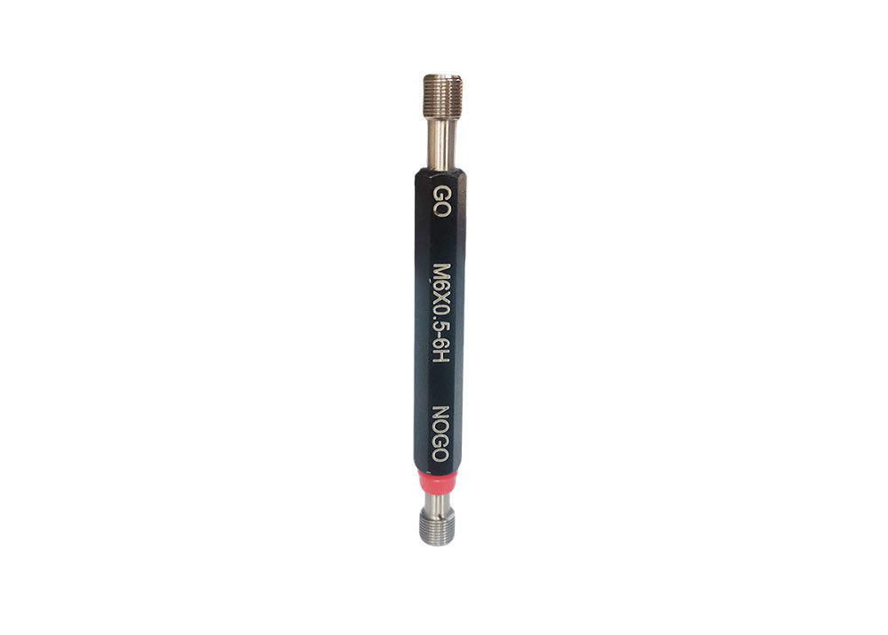 GO And NOGO Metric M6 Thread Plug Gauge For Threaded Parts Inspection