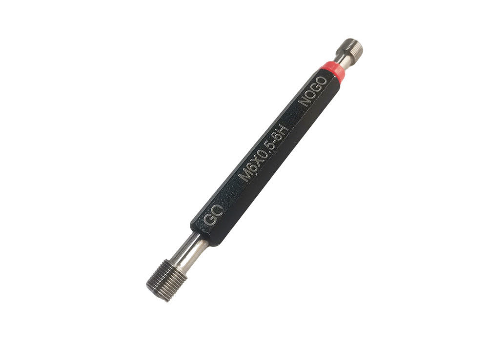 GO And NOGO Metric M6 Thread Plug Gauge For Threaded Parts Inspection