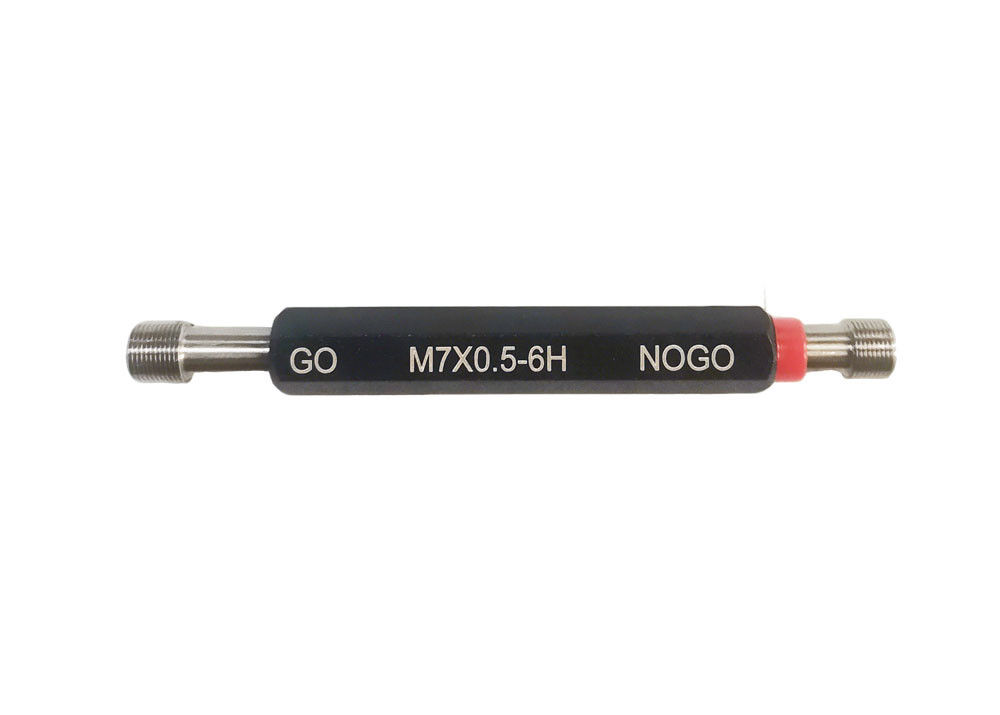 Precise Metric Ring And Plug Thread Gauges For Threaded Parts M7.0 With Pitch 0.5 For Thread Measurement And Inspection