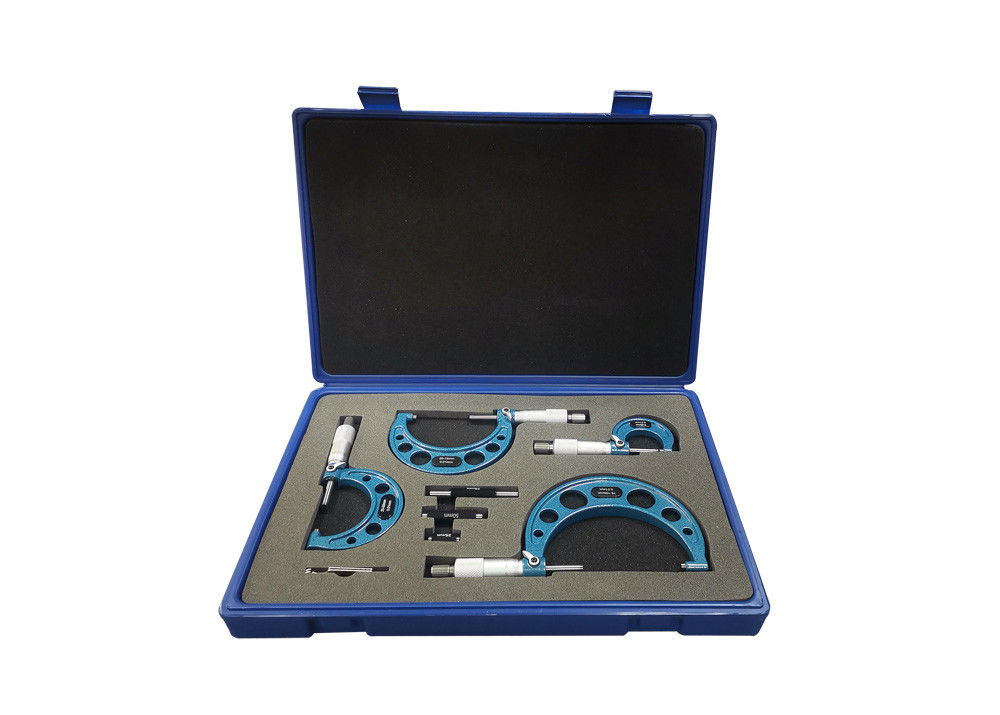 Carbide Measuring Faces 0-100mm Outside Micrometer Set Machinist Tools
