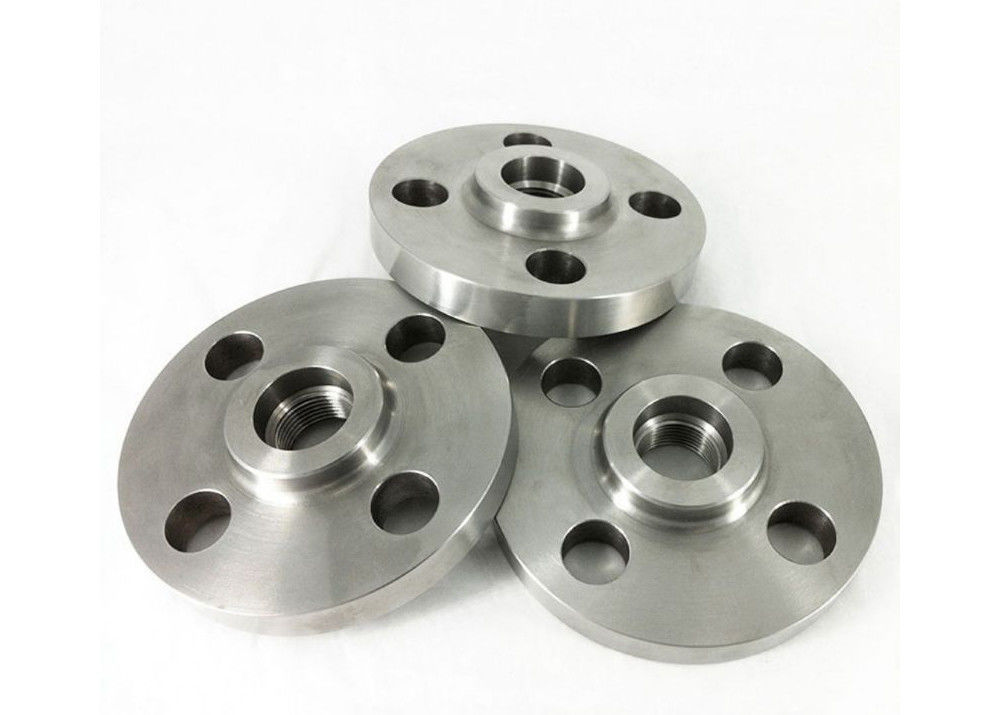 Threaded Titanium Flange with Precise Dimensions for Chemical and Marine Pipeline Systems