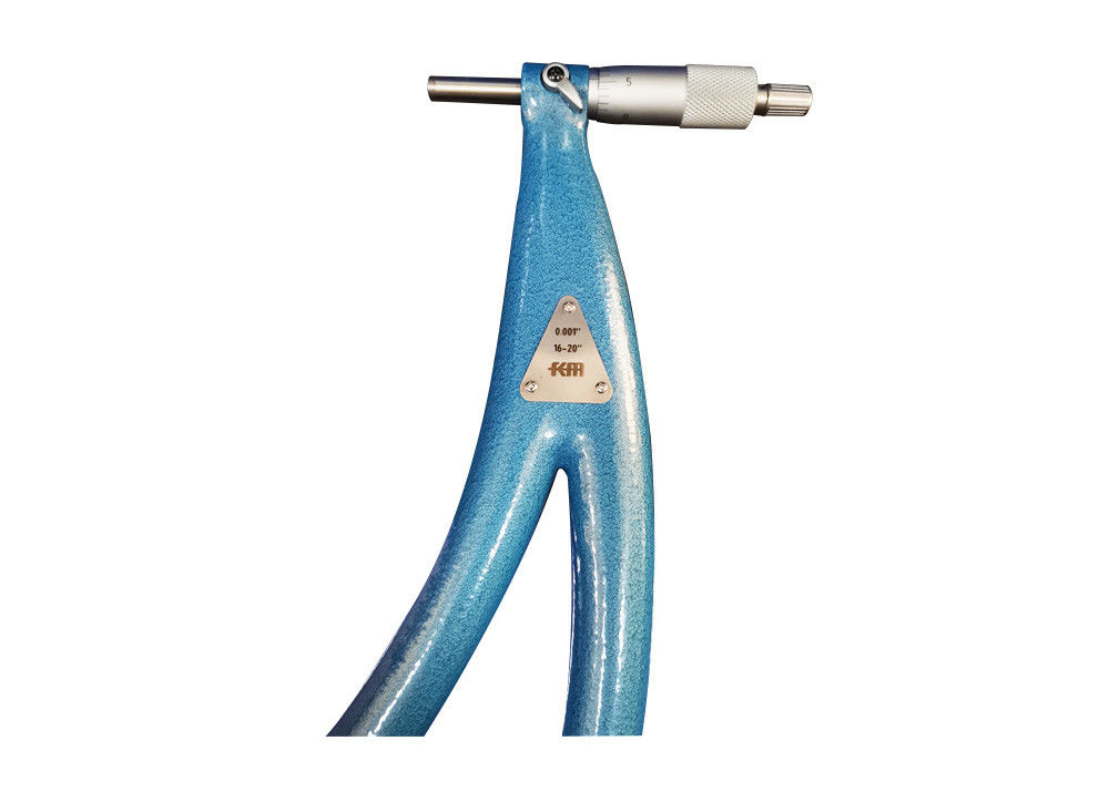 Accurate 16-20" Mechanical Outside Micrometer With Interchangeable Anvils For Wide Range Measurement