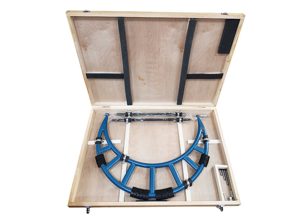 Outside Micrometer with Interchangeable Anvils for Measuring Metal and Non-Metal Workpiece