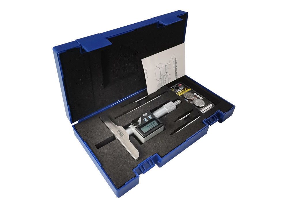 IP65 0-100mm Digital Depth Micrometer Gauge Tools