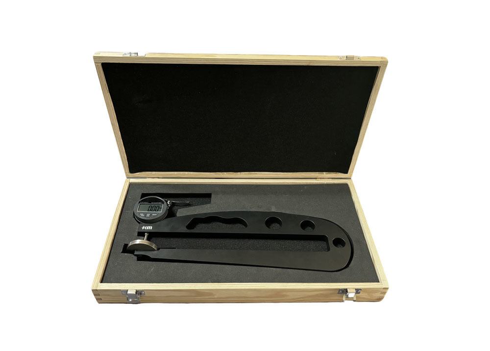 Optional Ceramic Measuring Face Measuring Depth 400mm Throat Digital Thickness Gauge with LCD Display