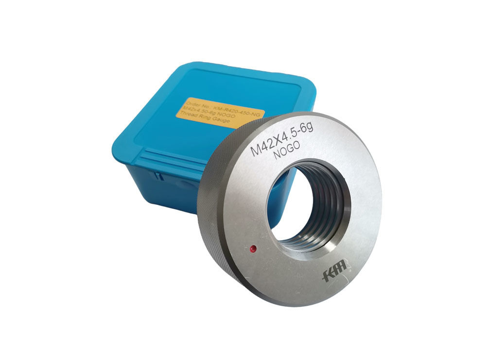 NOGO Type M42x4.50-6g Metric Thread Ring Gauge with Stable Structure for Threaded Parts Equipment
