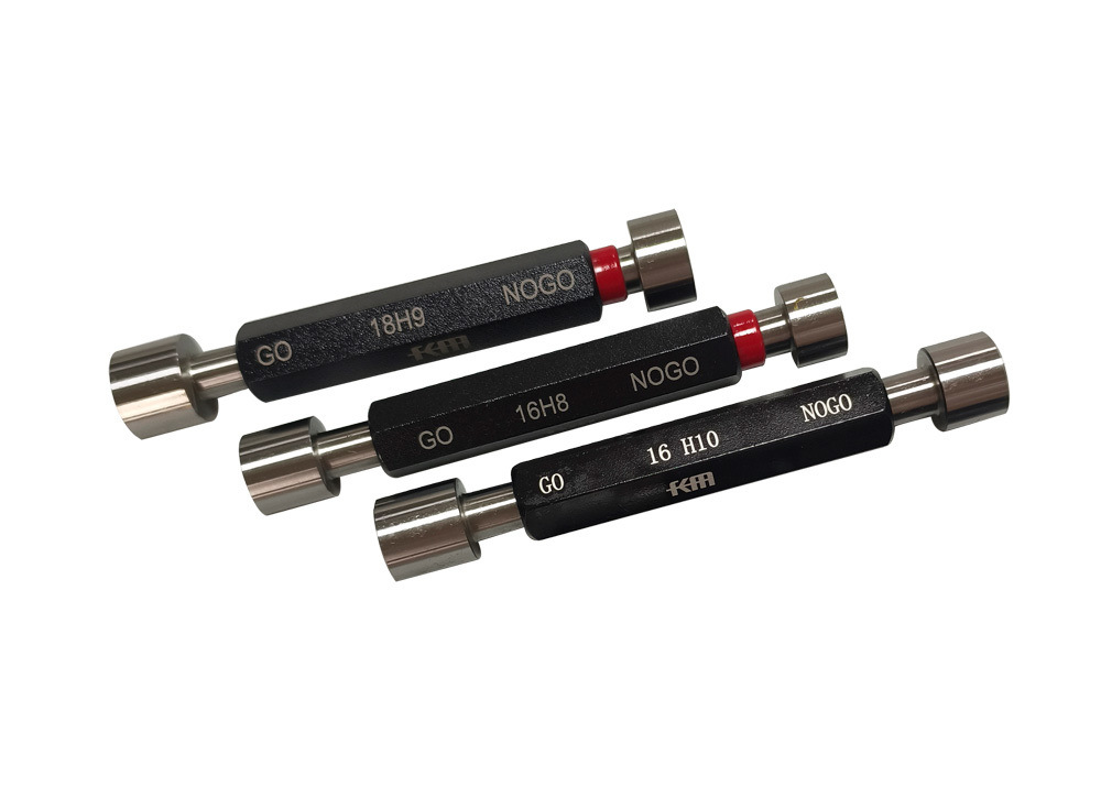 Precision Plain Plug Gauge Hardened Steel GO/NOGO Set Dmensional Inspection Tool