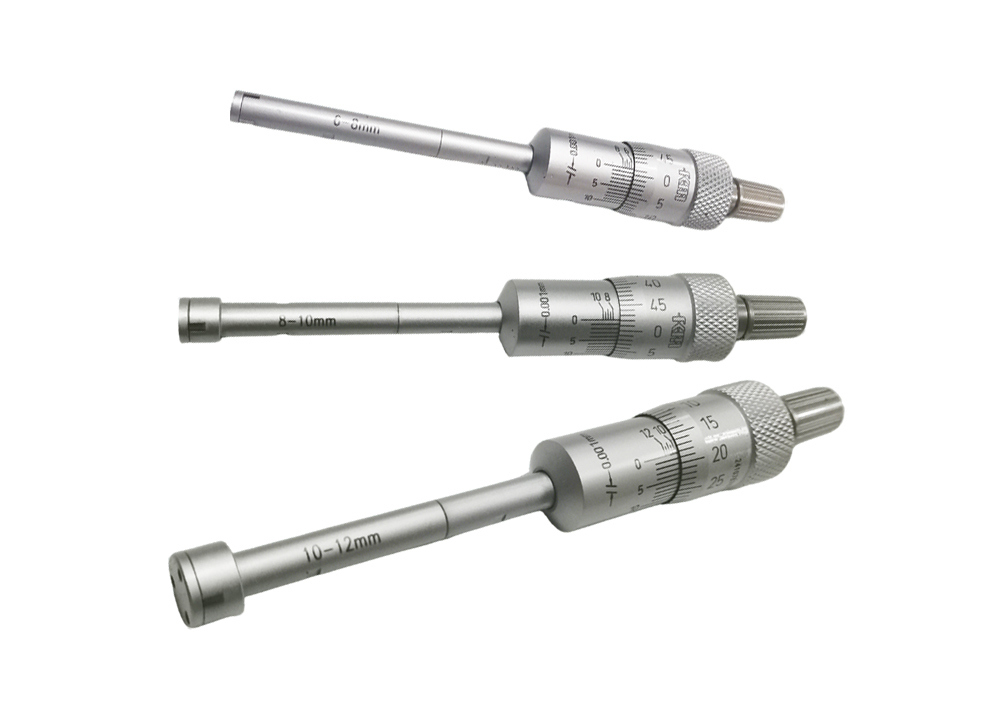 Three Point Internal Micrometer Set Includes Calibration Ring & Accessories