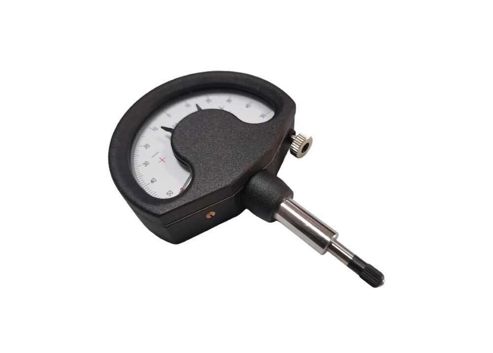 Dial Comparator Gauge for Precision Runout and Flatness Testing with ±50 mm Range and 0.001mm Graduation