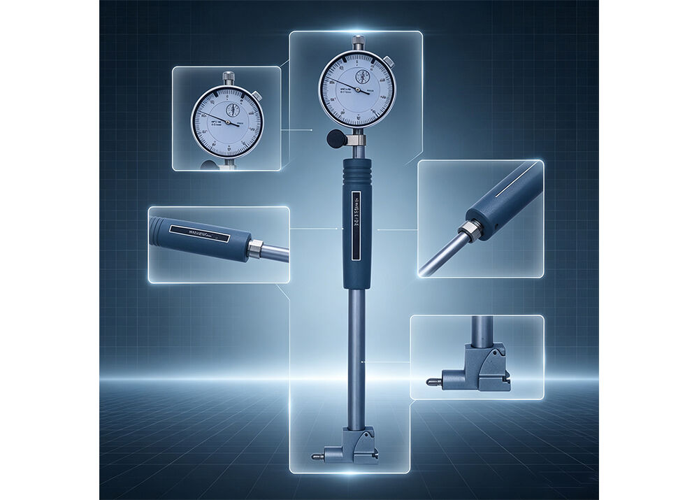 Mechanical 50-160mm Blind Hole Bore Gauge for Accurate ID Readings in Deep or Closed-end Bores