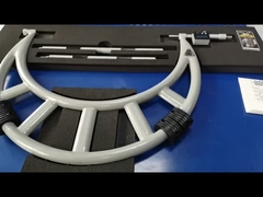 12-16 इंच डिजिटल बाहरी माइक्रोमीटर विनिमेय एनिविल्स प्रेसिजन मशीनिस्ट टूल के साथ