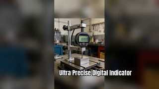 IP65 सुरक्षा डिग्री उच्च परिशुद्धता 0-12.7 मिमी/0-0.5" इलेक्ट्रॉनिक डिजिटल संकेतक 0.0005" रेसो के साथ