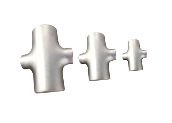 टाइटेनियम कम करने वाला क्रॉस ASTM B16.9 DN40*DN25*3mm GR2
